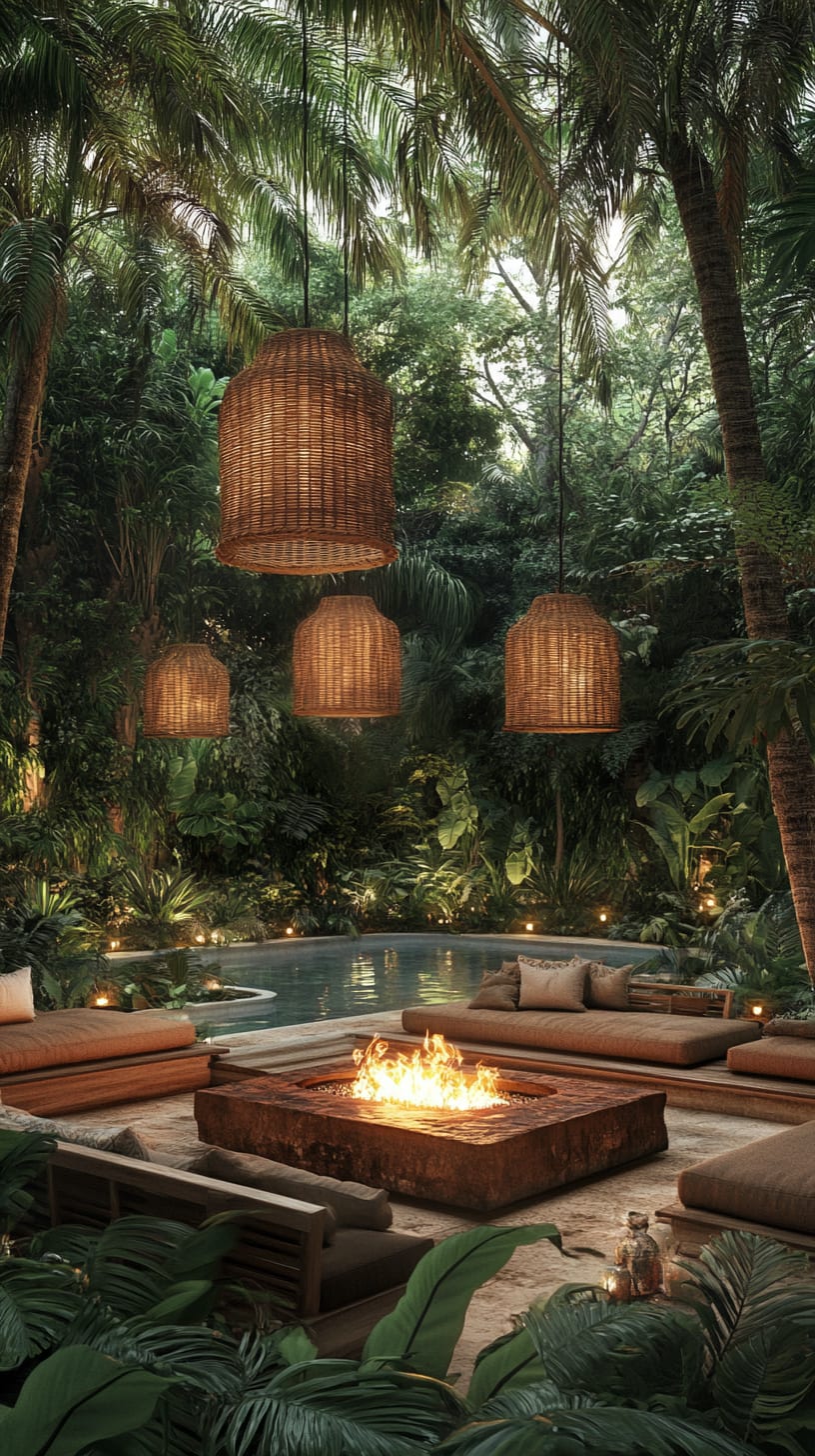 A tranquil outdoor space in Tulum