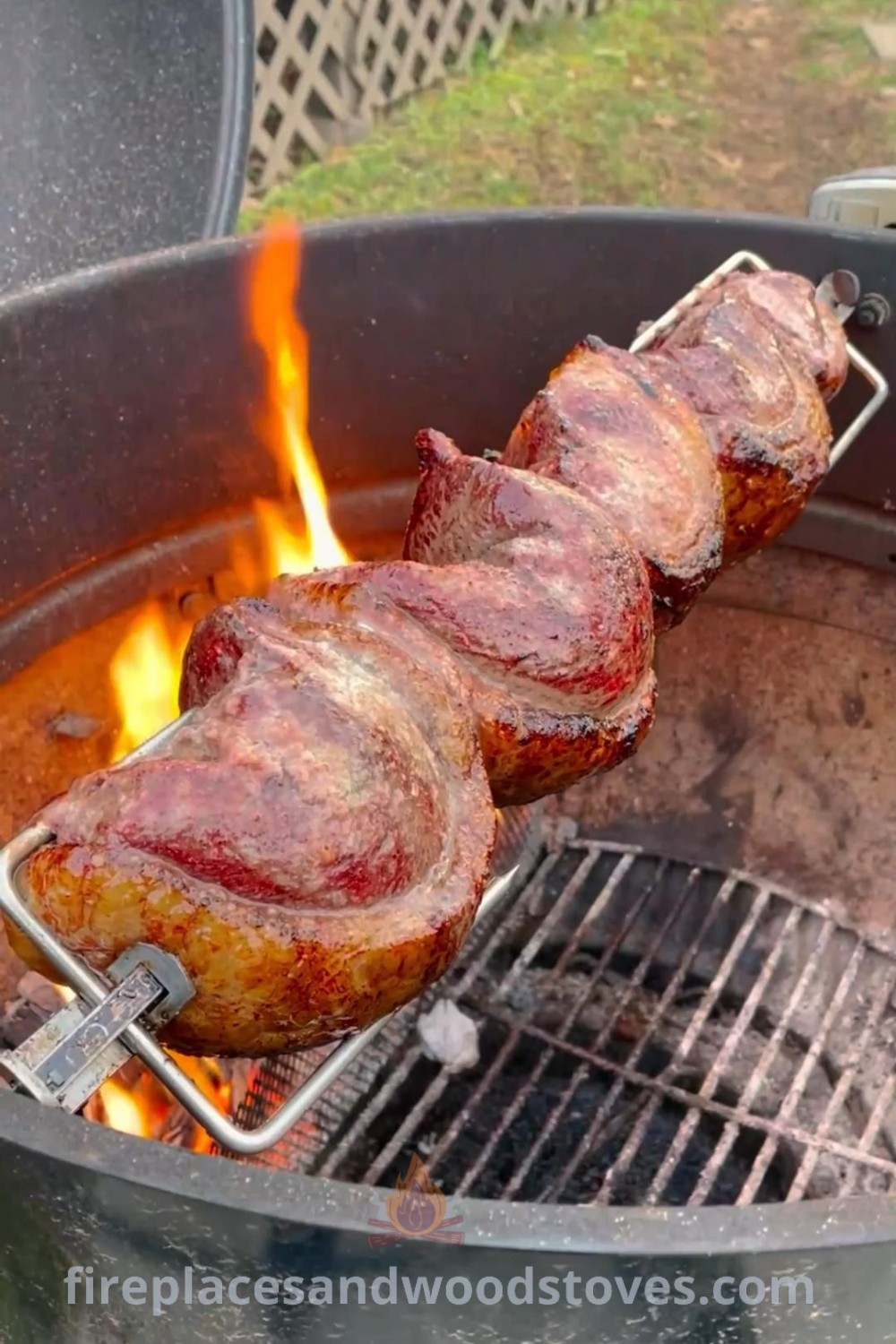 Over The Fire Cooking by Derek Wolf featuring grilled steak recipes, freshly baked bread, and champagne vinegar, showcasing incredible outdoor cooking ideas for a cozy backyard experience. Explore more tasty recipes at patioandhomefurniture.com.