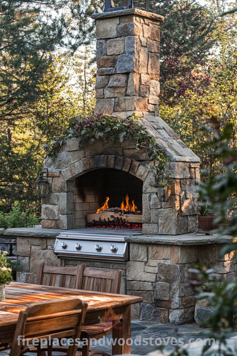 Charming outdoor brick oven on fireplacesandwoodstoves.com, featuring cozy design ideas, patio decor inspirations, and outdoor kitchen layouts for an inviting backyard cooking experience.