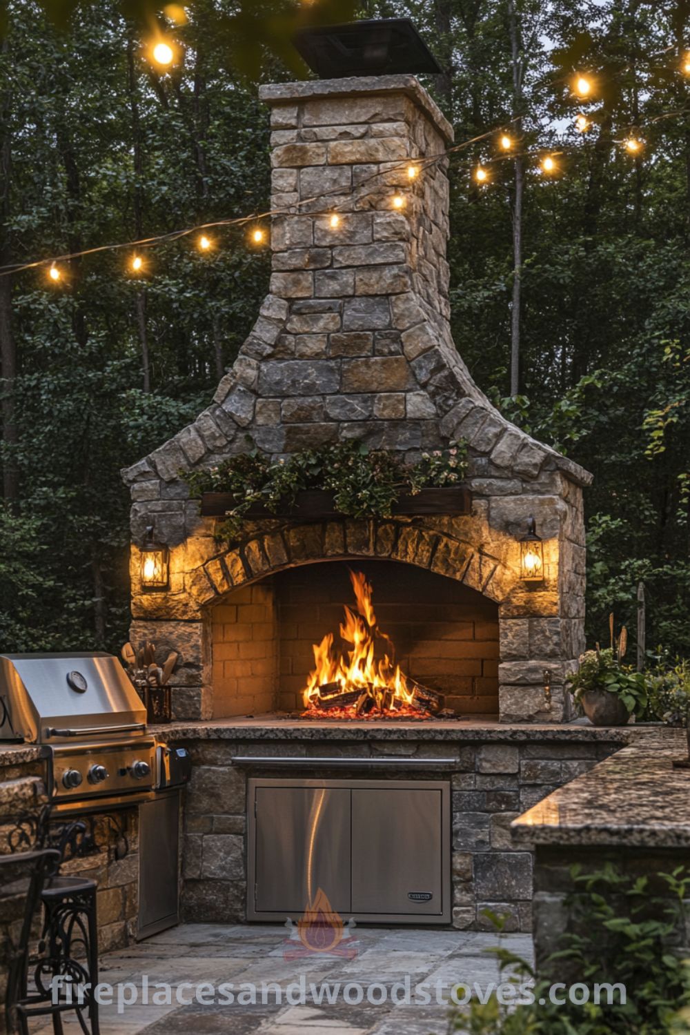 Charming backyard oven designed for outdoor cooking on fireplacesandwoodstoves.com, showcasing a rustic brick setup, cozy decor ideas, and unique inspirations for outdoor kitchens and patios.
